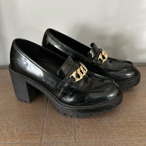 Steve Madden high heeled loafer
